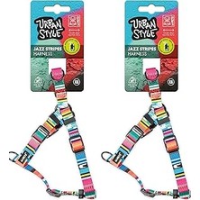 Nacario M-Pets Jazz Stripes Göğüs Tasması Xs (2 Paketi)