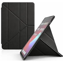 Nacario Happy Galaxy Tab A9 Akıllı Kılıf, Kalem Bölmeli Lansman Antrasit Orig
