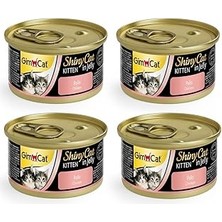 Nacario Gimcat Shinycat Tavuklu Yavru Yaş 70 gr x 4 Adet