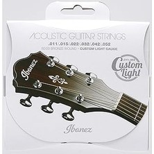 Nacario Ibanez Bronz Yara 80/20 Akustik Gitar Telleri - Özel Işık Koruması