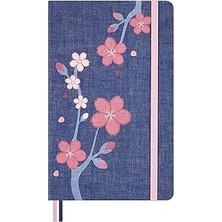 Nacario Moleskine Özel Seri Sakura Çizgili Defter L Boy