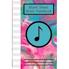 Nacario Blank Sheet Music Notebook: Music Manuscript Staff Paper For Musicians (108 Pages, 12 Staves Per Pa