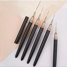 Nacario Fontenay 5’li Tırnak Süsleme Nail Fırça Seti Siyah