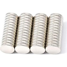 Nacario Magenesis Neodimyum Mıknatıs DISK10X2 mm 52 Adet Mini Mıknatıs Son Derece Güçlü, Yaklaşık 2 kg Yapı