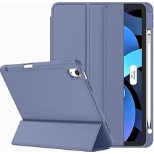 Nacario Redmi Pad Se 11INÇ Uyumlu Kılıf Kalem Bölmeli Case Lavendery Gray