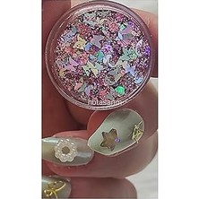 Nacario Glitter Jel Far Simli Kiraz Çiçeği PINK02, Serashinegozfarı76