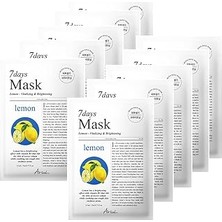 Nacario Ariul 7 Days Mask Lemon C - Canlandırıcı Aydınlatıcı Limon Özlü Vegan Kağıt Mask