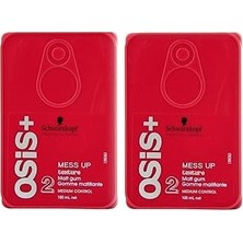 Nacario Osis+ 2'li Saç Şekillendirici Mat Krem Wax 2 x 100 Ml Krem Renkli Profesyonel Kullanım İçin 1234500000001
