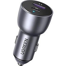 Nacario Ugreen 52.5 W Çift Port USB C-Usb A Pd-Qc Hızlı Araç Şarj