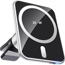 Nacario Hobimtek HP-A07 15W Kablosuz Şarj Araba Telefon Tutucu Ayarlanabilir Havalandırma Için Magsafe Yüks