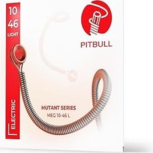 Nacario Pitbull Elektro Gitar Tel Seti, Mutant Seri, 09-42, Süper Light, Meg 09-42 Sl (10-46 Light, Tekli S