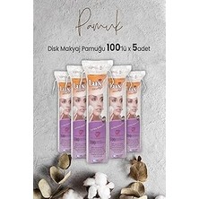 Nacario Lux Disk Makyaj Pamuğu 100'LÜ x 5 Adet