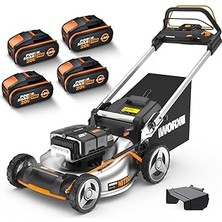 Nacario Worx WG761E 80V 4.0AH Li-On 51CM Profesyonel Kömürsüz Şarjlı Çim Biçme