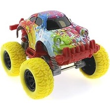 Nacario Mega Brands Die Cast Batik Desenli Sarı Teker Araba