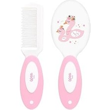 Nacario Wee Baby Fırça Tarak Seti - Pembe