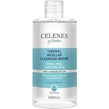 Nacario Celenes Thermal Misel Kuru Hassas Ciltler Için Yüz Temizleme Suyu, 400 ml