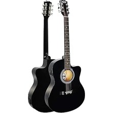 Nacario RG-560BK Pack Siyah Elektro Akustik Gitar Full Set Ekolayzerli 40 Inç 4/4 Yetişkin