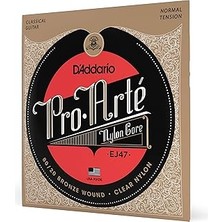 Nacario D'addario EJ47 Klasik Gitar Tel Seti, Pro-Arte, 80/20 Bronze Woun