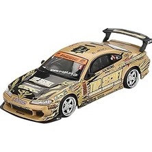 Nacario 1:64 Mini Gt Nissan Silvia (S15) Top Secret D1GP Diecast Model Araba