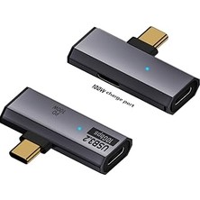 Nacario Livx Type C To 2 Usb3.2 100W 10GBPS Veri Aktarımı Kulaklık Müzik Dinleme Dönüştürücü Çevirici Otgcc