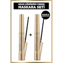 Nacario L'oreal Paris Telescopic Siyah Maskara 2'li Set