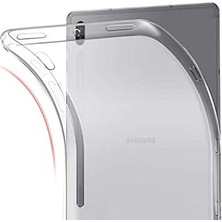 Nacario Galaxy Tab S7 T970 T975 T977 Kılıf Tablet Hibrit Silikon Case Renksiz