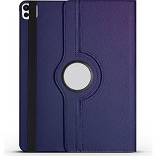 Nacario Zore Ipad 13 2024 Zore Dönebilen Standlı Kılıf Lacivert