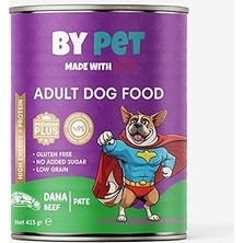 Nacario Bypet Dana Etli Yetişkin Yaş 1 Adet -400 Gram Konserve