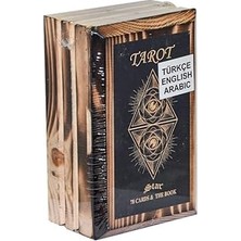 Nacario Oyun Aletleri Tarot Oyun Kartı Ahşap Kutulu