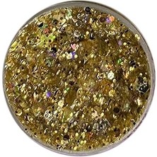 Nacario Jel Form Makyaj Simleri Glitter Işıltılı Yüz Makyajı Beyaz, GLITTERHBY21
