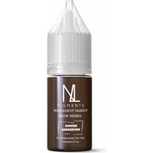 Nacario Kalıcı Makyaj Kaş Boyası, Summer Darkbrown, 10ML, Profesyonel Kullanım