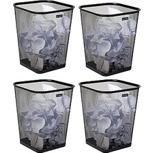 Nacario Mind Reader Mesh Kovası, Atık Kağıt Sepeti, Kare, Ofis, Metal Örgü, 9.8 "u x 9.8" G x 12.25" H,