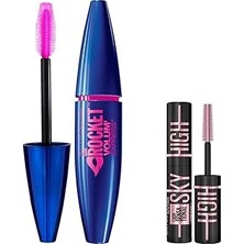 Nacario New York Volum' Express Rocket Ekstra Siyah Maskara & Mini Lash Sensational Sky High Cos
