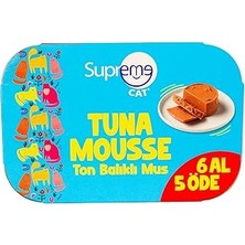 Nacario Supreme Cat Ton Balıklı Püre 85GR 6 Al 5 Öde Islak Mama