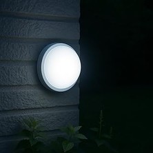 Nacario Artos 15W LED Beyaz Tavan Duvar Lambası IP65 Su Geçirmez | Beyaz Işık 6500K | 1500 Lümen | 220V | B