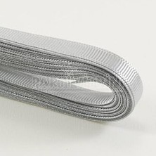 Nacario Gümüş Gri Grogren Kurdela 1 Cm. x 10 Metre