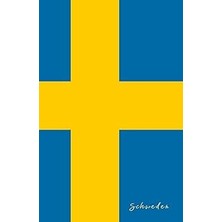 Nacario Schweden: Flagge, Notizbuch, Urlaubstagebuch, Reisetagebuch Zum Selberschreiben