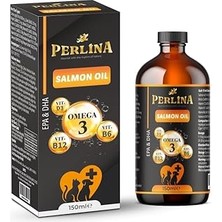 Nacario Perlina Için Somon Yağı Takviyesi, 3-6, Biyotin, B Kompleks, Çinko, Selenyum, K