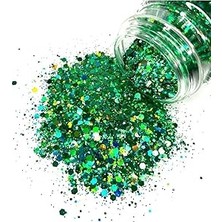 Nacario Chunky Glitter 4gr Holografik Reçine Tırnak Makyaj Glitter Cg6