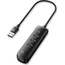 Nacario Ugreen USB Hub USB Splitter 3.0 Ince 4 Bağlantı Noktalı USB Adaptörü.