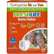 Nacario Freshlife Hasta Alt Bezi Külotlu Large 14'lü