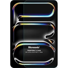 Nacario Microsonic Ipad 11 2025 (A3357-A3358) Tempered Glass Cam Ekran Koruyucu [ıpad 11 2025