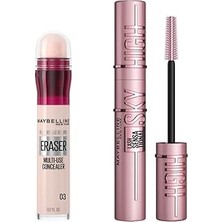 Nacario New York Instant Anti Age Eraser Kapatıcı - 03 Fair & Lash Sensational Sky High Maskara