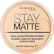 Nacario Rimmel London Stay Matte Pressed Powder Pudra 001-TRANSPARENT