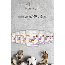 Nacario Lux Pamuk Çubuğu 100' Lü x 7 Adet