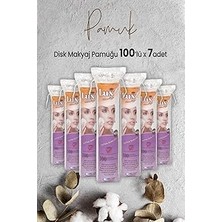 Nacario Lux Disk Makyaj Pamuğu 100'LÜ x 7 Adet