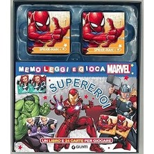 Nacario Marvel. Memo Leggi E Gioca. Supereroi. Ediz. A Colori. Con 24 Carte