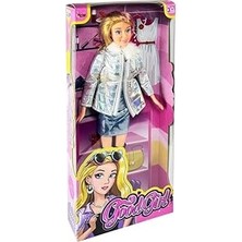 Nacario Vardem WG-66770 Parlak Elbiseli Ceketli Bebek 29 cm -