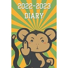 Nacario 2022-2023 Diary: Cute Cheeky Monkey 2 Year Weekly Diary