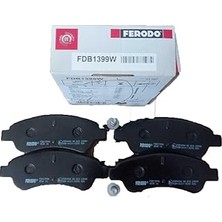 Nacario Peugeot 206 Ön Fren Balatası 1999-2011 Ferodo Takım